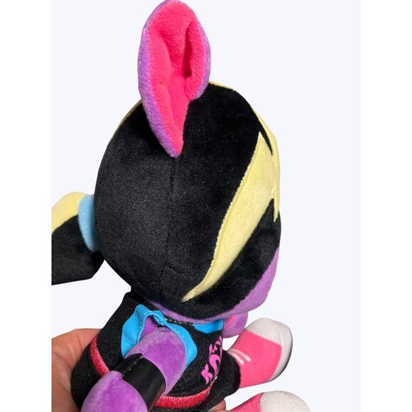 Hard Rock Cafe Roxtars Styler Punk Kitty Cat Plush Stuffed Goth Purple Black 7" - Picture 15 of 15